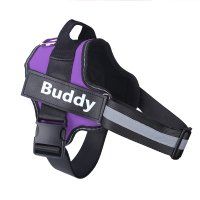 Reflective And Breathable Adjustable Pet Strap Vest (Option: Purple-2XL)