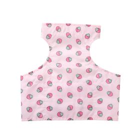 Pet Cooling Clothes Anti-heatstroke Cooling Ice Apron Cooling Ice Vest Cooling Clothes (Option: Pink Strawberry-L)